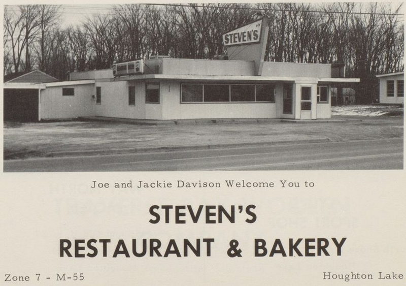 Stevens Restaurant & Bakery - 1969 School Yearbook Ad (newer photo)